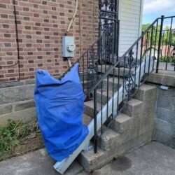 Covered outdoor stairlift in Central Pennsylvania