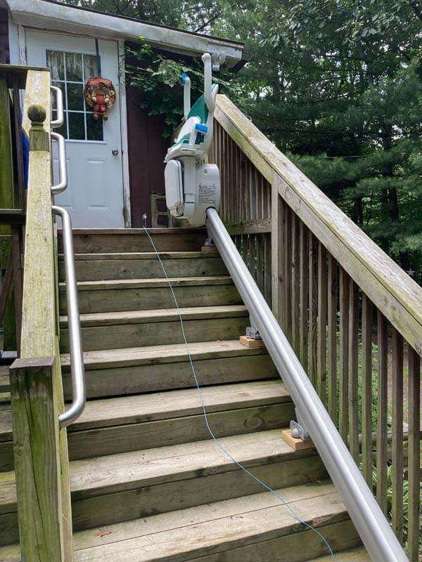 Central PA porch stairlift
